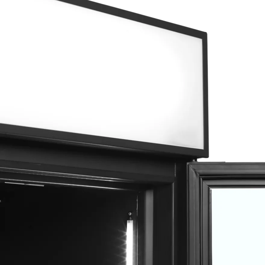 Tefcold Getränkekühlschrank FSC1000HBLACK schwarz