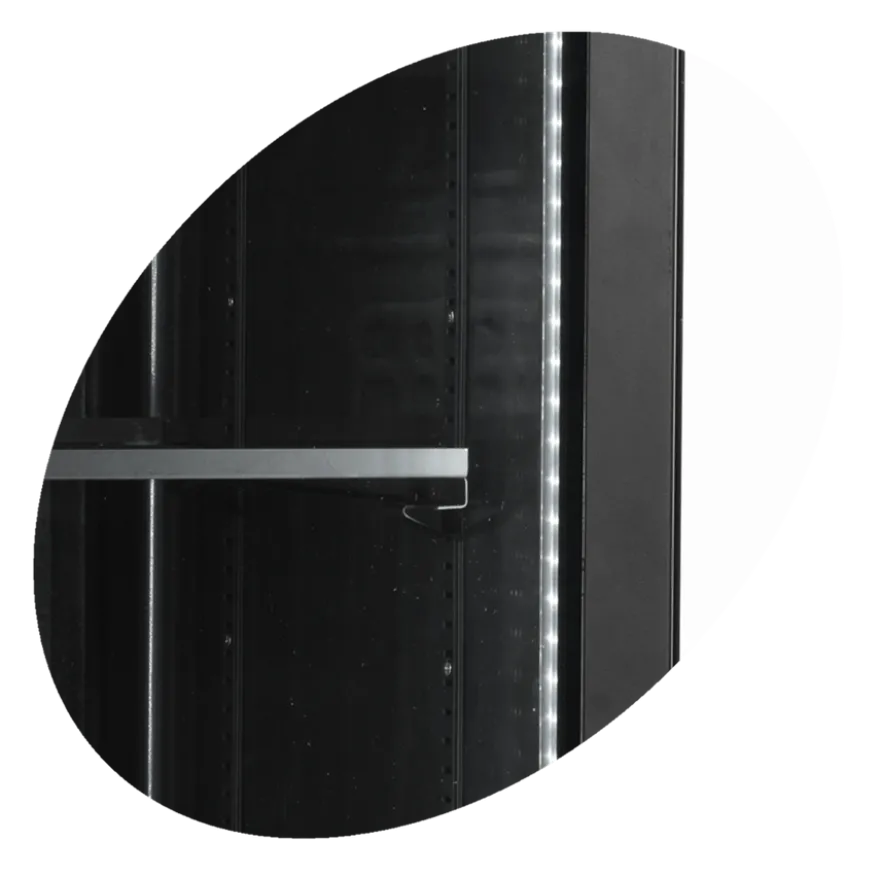 Tefcold Getränkekühlschrank SCU1425H schwarz