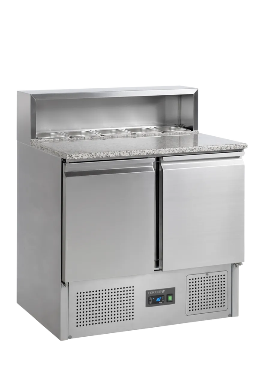 Tefcold Pizzakühltheke PT920, GN 1/1