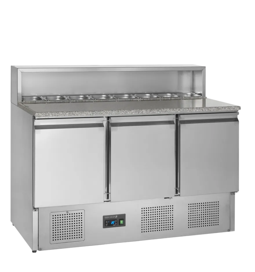 Tefcold Pizzakühltheke PT930, GN 1/1