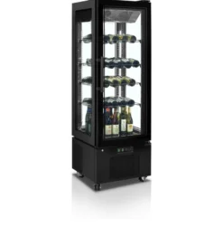 Tefcold Standkühlvitrine UPD400-C schwarz
