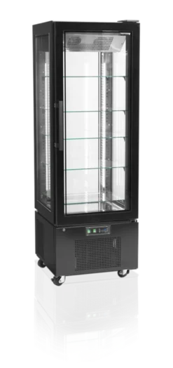 Tefcold Standkühlvitrine UPD400-C schwarz