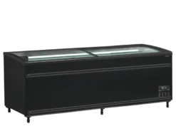 Tefcold Supermarkt-Kühler/Gefriertruhe SFI210B-CF VS, schwarz