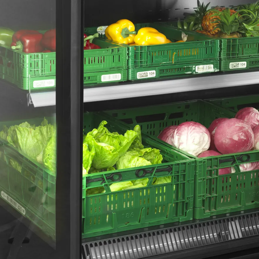 Tefcold Supermarkt Wandkühlregal Multideck EXTRA2500CD schwarz
