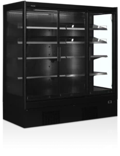 Tefcold Supermarkt Wandkühlregal Multideck EXTRA1875CD schwarz
