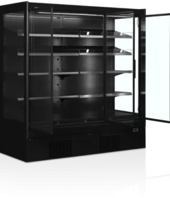 Tefcold Supermarkt Wandkühlregal Multideck EXTRA1875CD schwarz