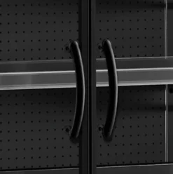Tefcold Supermarkt Wandkühlregal Multideck MDCA1250HB schwarz, 1330 mm