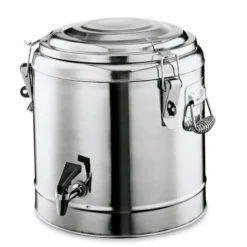 Thermogetränkebehälter, 8 ltr., Ø 24 cm, Chromnickelstahl