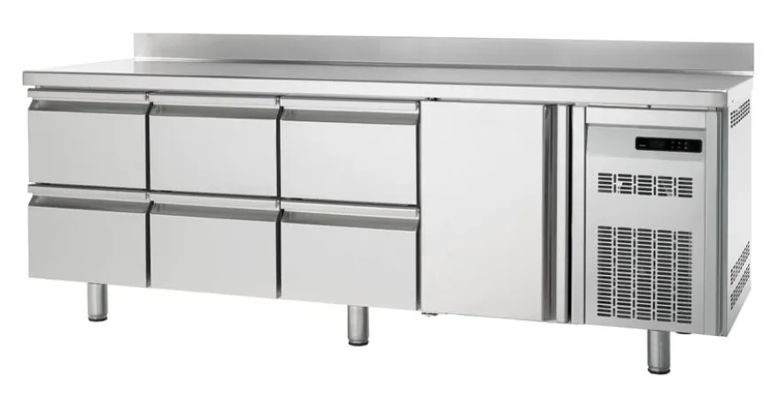 Tiefkühltisch Premium 1/6 mit Aufkantung