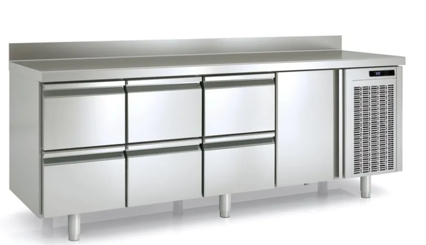 Tiefkühltisch Premium 1/6 mit Aufkantung