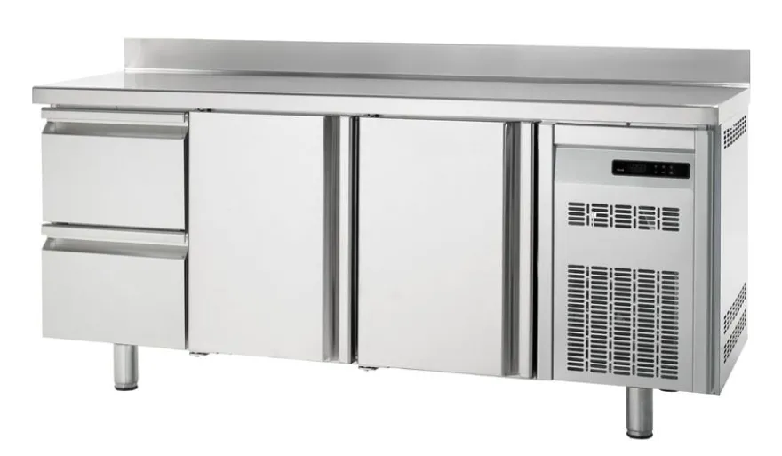 Tiefkühltisch Premium 2/2 mit Aufkantung