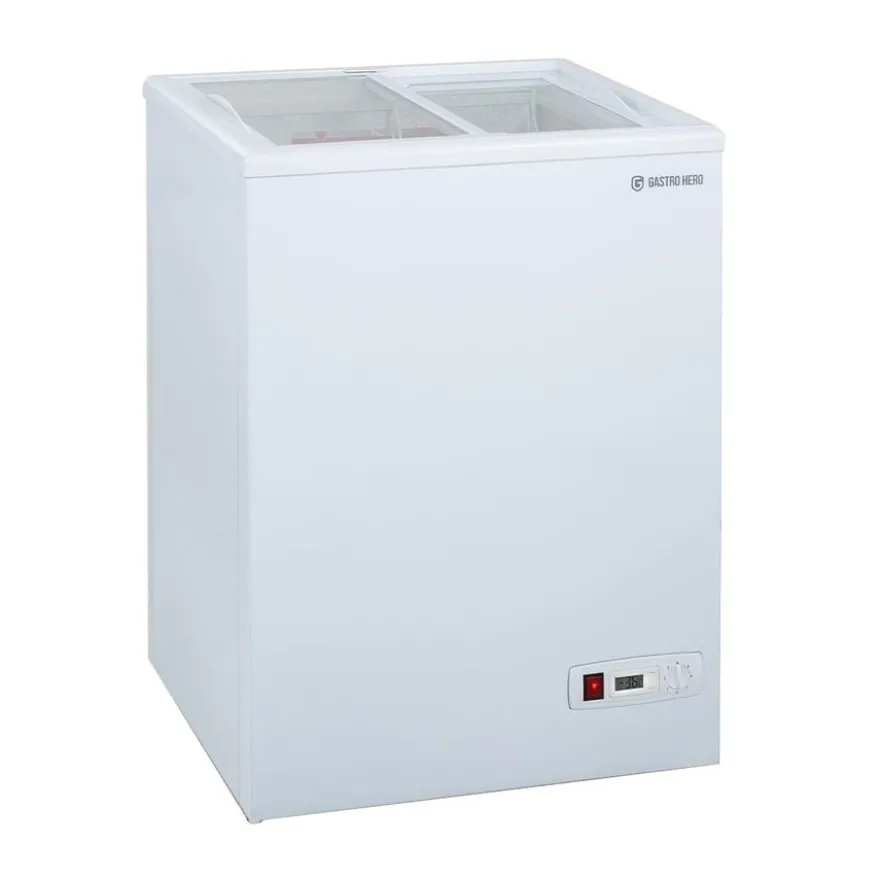 Tiefkühltruhe ECO 100 mit Glasschiebedeckel