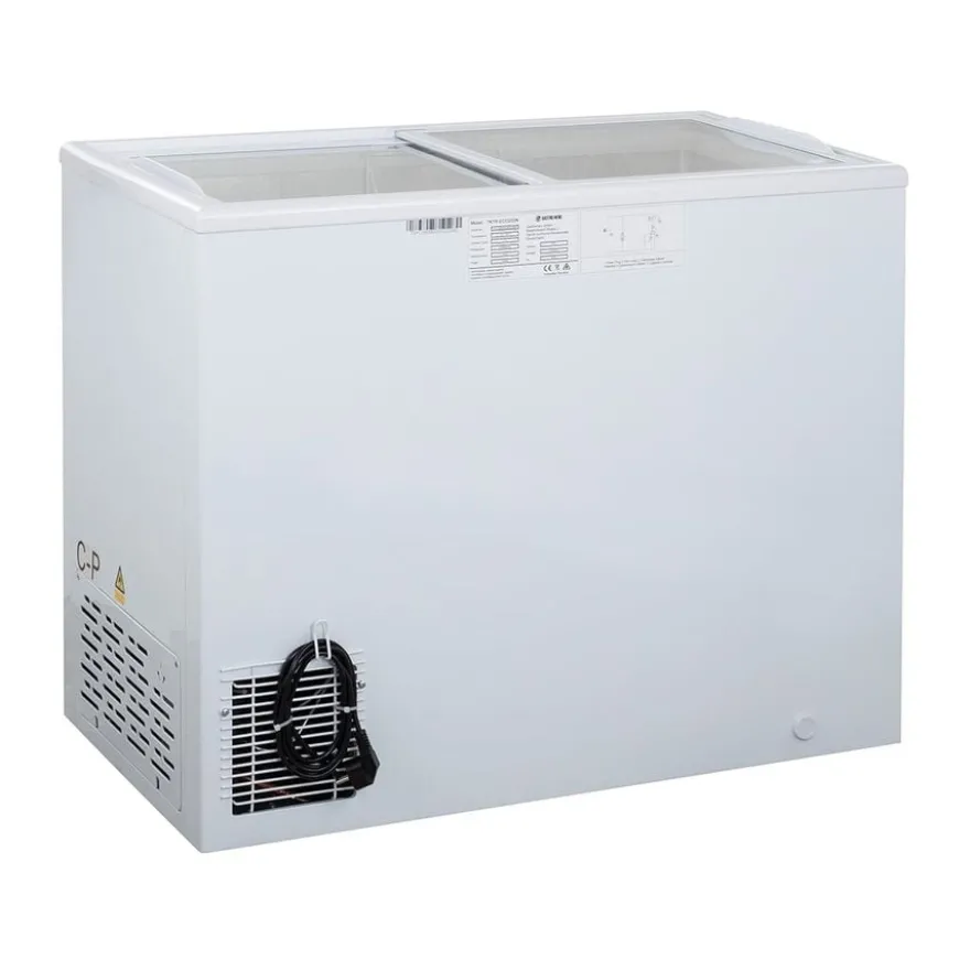 Tiefkühltruhe ECO 200 mit Glasschiebedeckel
