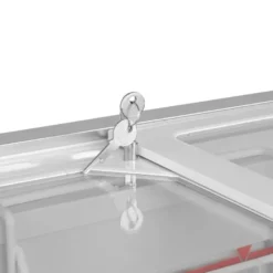 Tiefkühltruhe ECO 350 mit Glasschiebedeckel, 4 Rollen