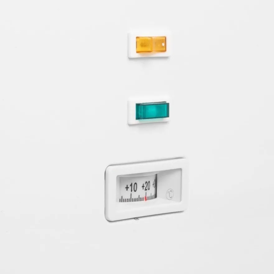 Tiefkühltruhe ECO 350 mit Glasschiebedeckel, 4 Rollen