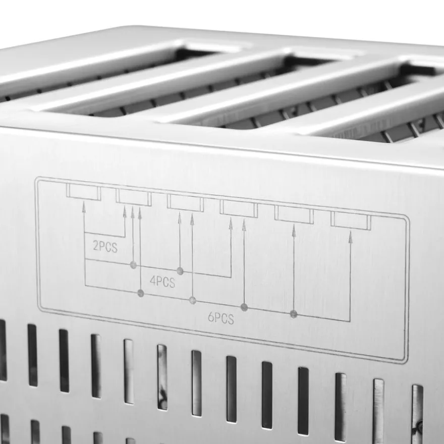 Toaster mit 6 Schlitzen
