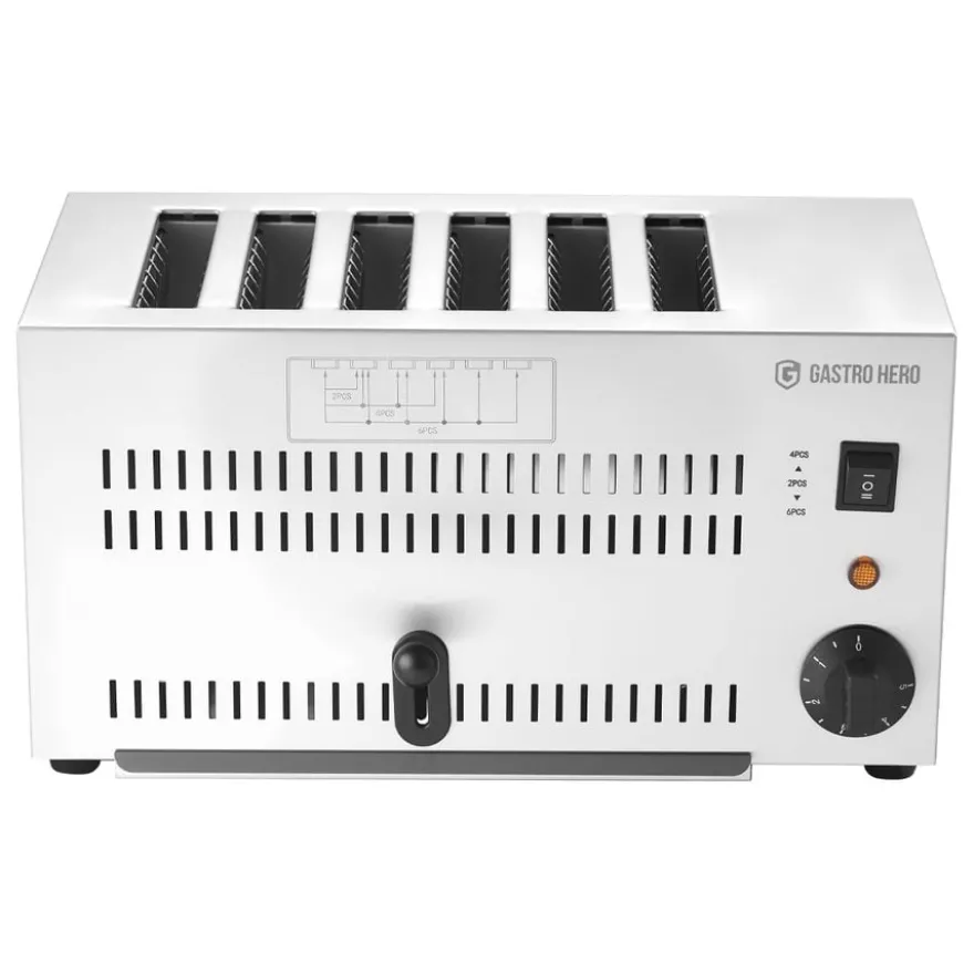 Toaster mit 6 Schlitzen