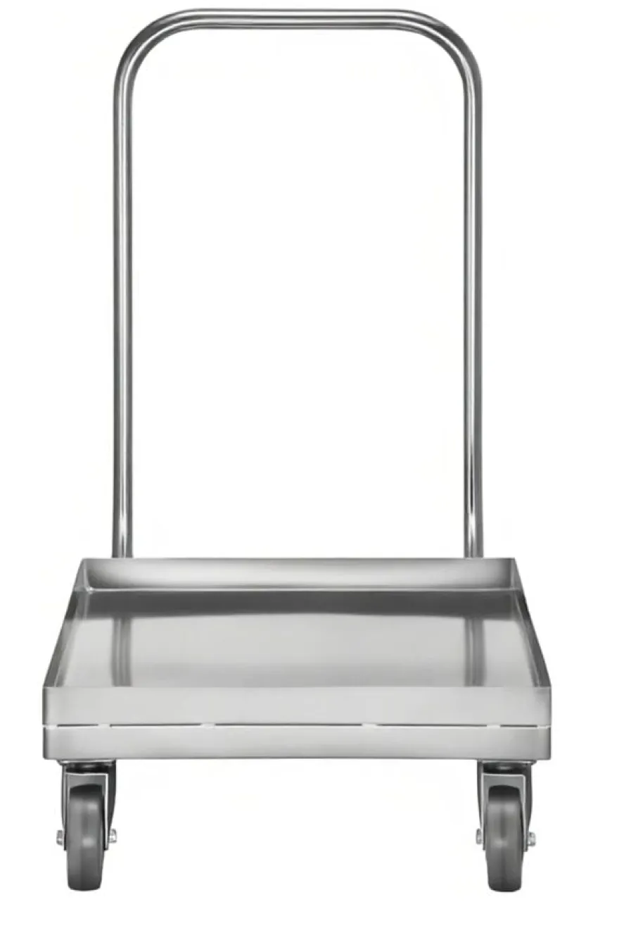 Transportwagen ECO für Spülkörbe 50x50 cm mit Griff
