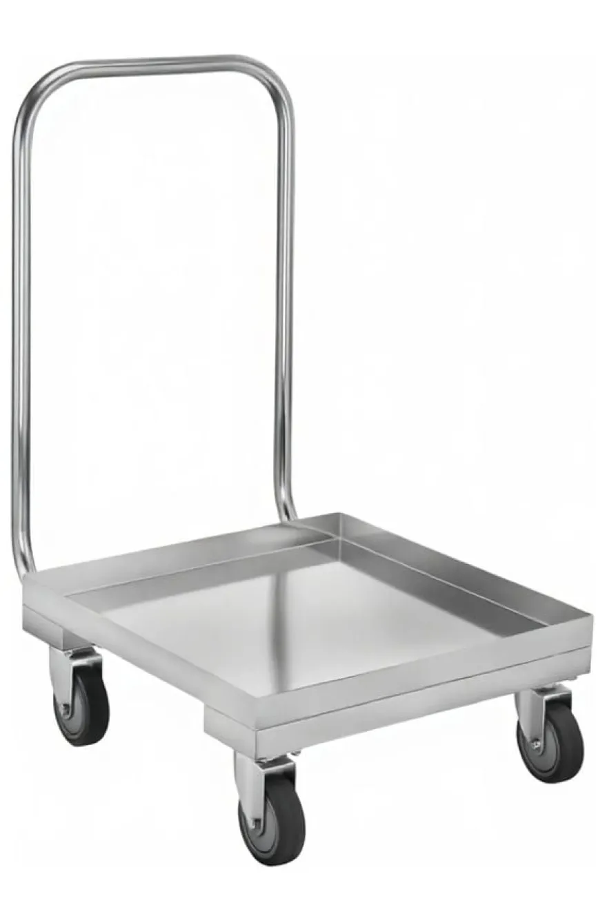 Transportwagen ECO für Spülkörbe 50x50 cm mit Griff