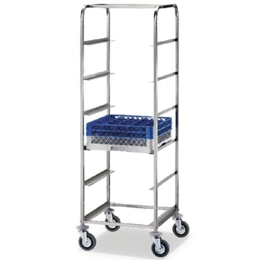 Transportwagen für 12 Spülmaschinenkörbe 500x500 mm