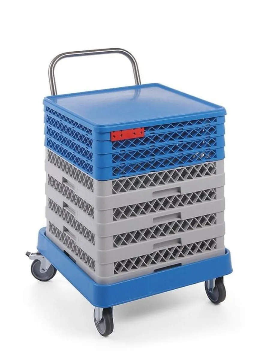 Trolly mit Griff für Geschirrspülkörbe