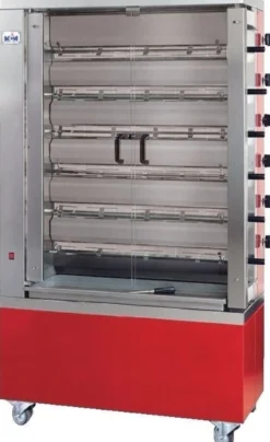 Vertikaler Hähnchengrill ECO 6 - mit Erdgas