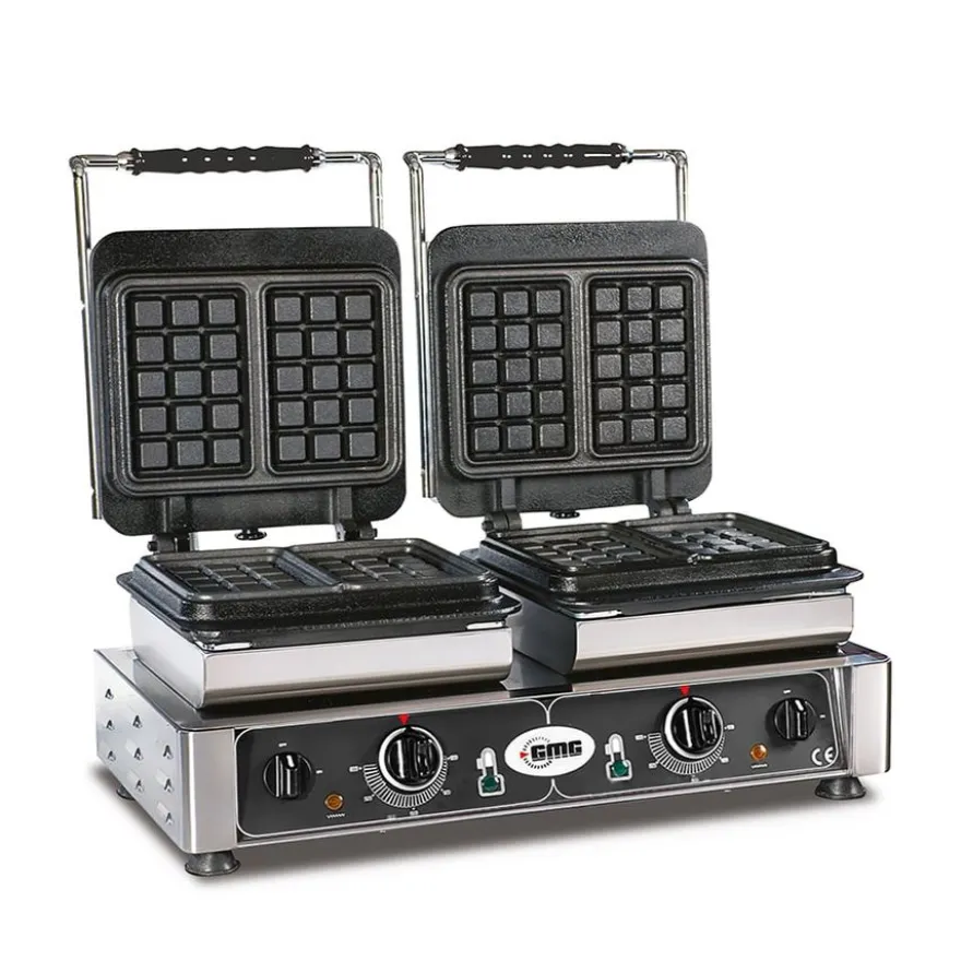 Waffeleisen Bruxelles 16x10 - doppelt, wechselbare Backplatten