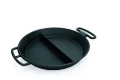 WAS Germany Eisenguss-Riesenpfanne mit 2 angegossenen Griffen, Durchmesser 65cm
