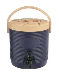 WAS Germany Getränke-Thermobehälter, rund, blau - 12 Liter
