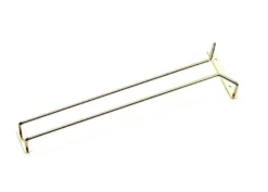 WAS Germany Gläserschiene 40 cm, vermessingt