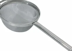 WAS Germany Großküchensieb mit Hohlgriff, Edelstahl, Durchmesser 36cm