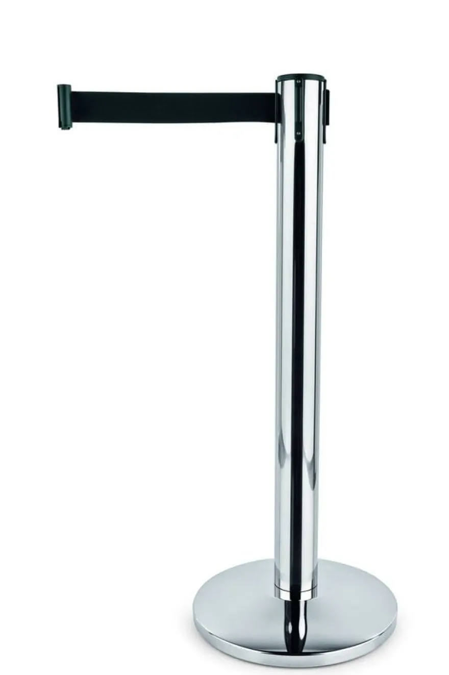 WAS Germany Personenleitsystem EXTRA LARGE Edelstahl, Gurt schwarz