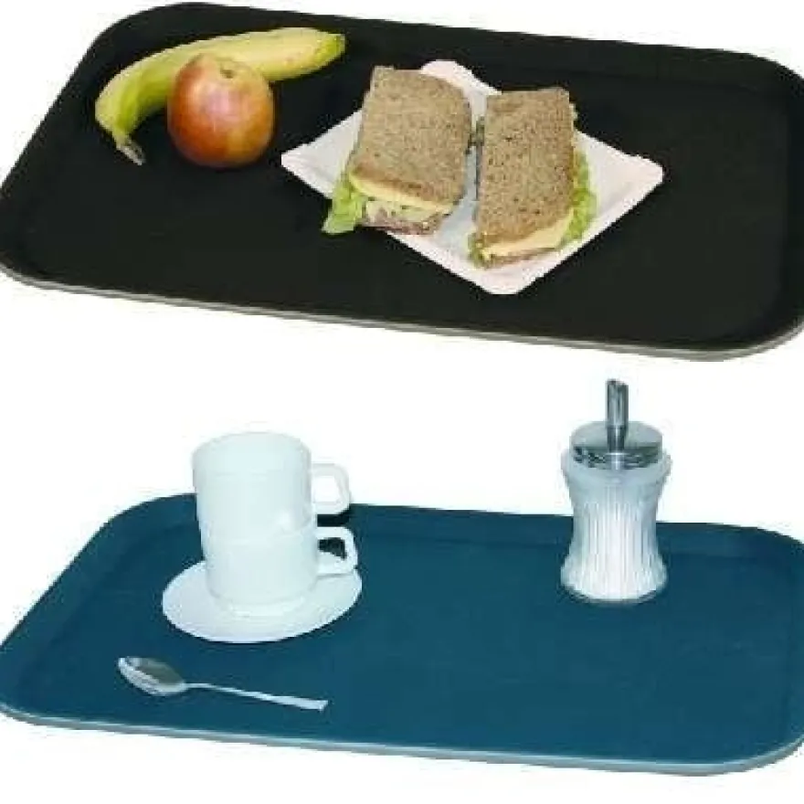 WAS Germany Tablett PP, 60x40cm, braun