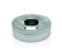 WAS Germany Windaschenbecher - gebürstetem Edelstahl, 2teilig, 11 cm