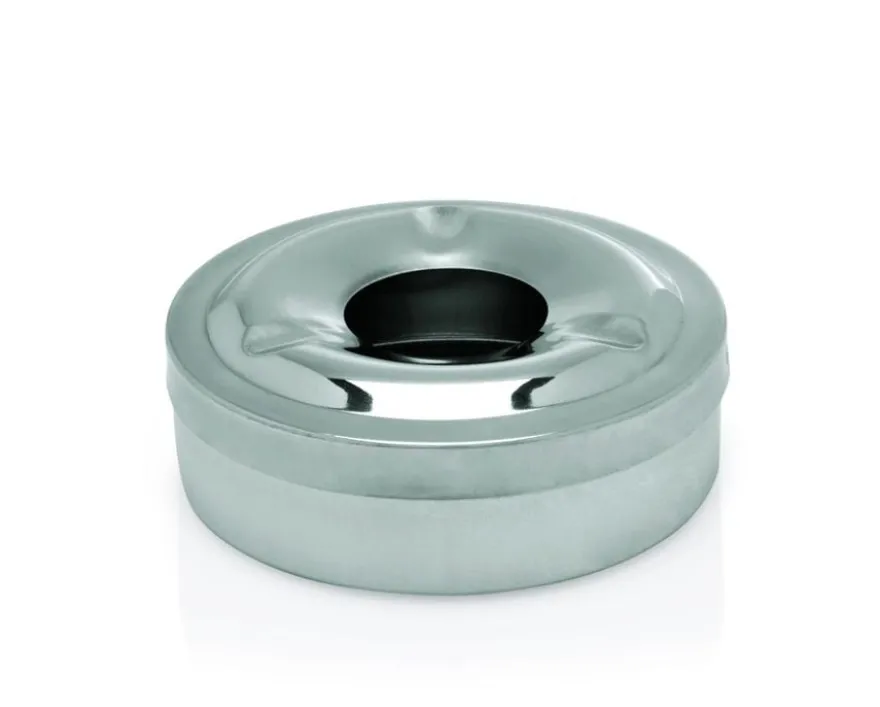 WAS Germany Windaschenbecher - gebürstetem Edelstahl, 2teilig, 11 cm