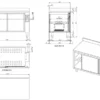 Wärmeschrank ECO 14x6 mit Schiebetüren und Aufkantung