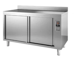 Wärmeschrank ECO 14x6 mit Schiebetüren und Aufkantung