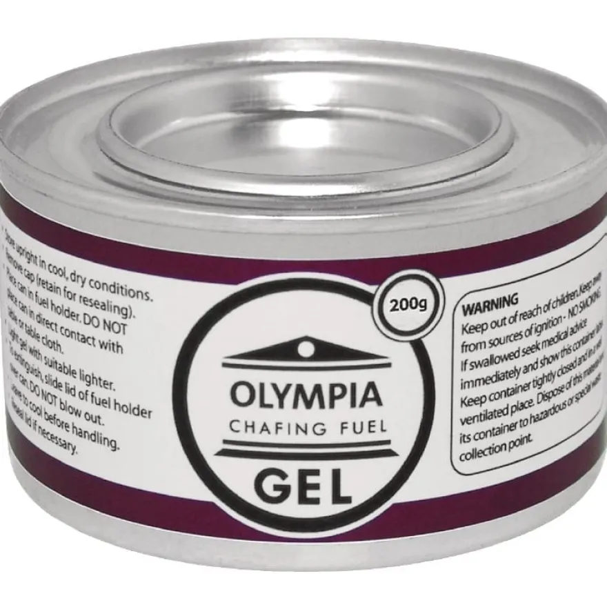 2x Olympia Chafing Dish 1/1 GN, Edelstahl, "Milan" mit 72 Brennpasten