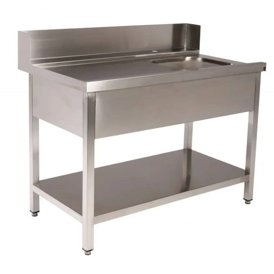 Zulauftisch PROFI 1200 x 700 Links für HSM ECO, PROFI & HYPRO
