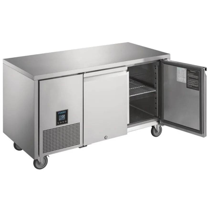Zweitürige Kühltheke Polar U-Serie 267L