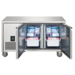 Zweitürige Kühltheke Polar U-Serie 267L