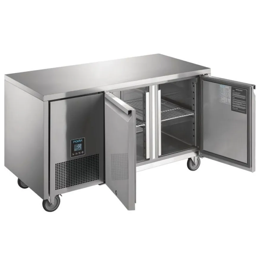 Zweitürige Kühltheke Polar U-Serie 267L